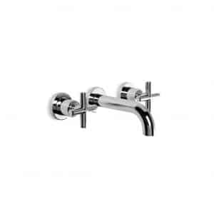 Brodware City Plus Wall Basin Set with 150mm Spout