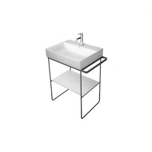 Duravit DuraSquare 600 Wall Basin with DuraSquare Metal Console