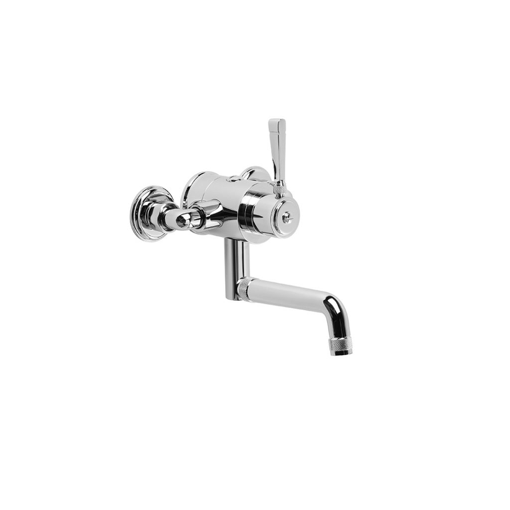 Brodware Industrica Wall Set with Swivel Spout