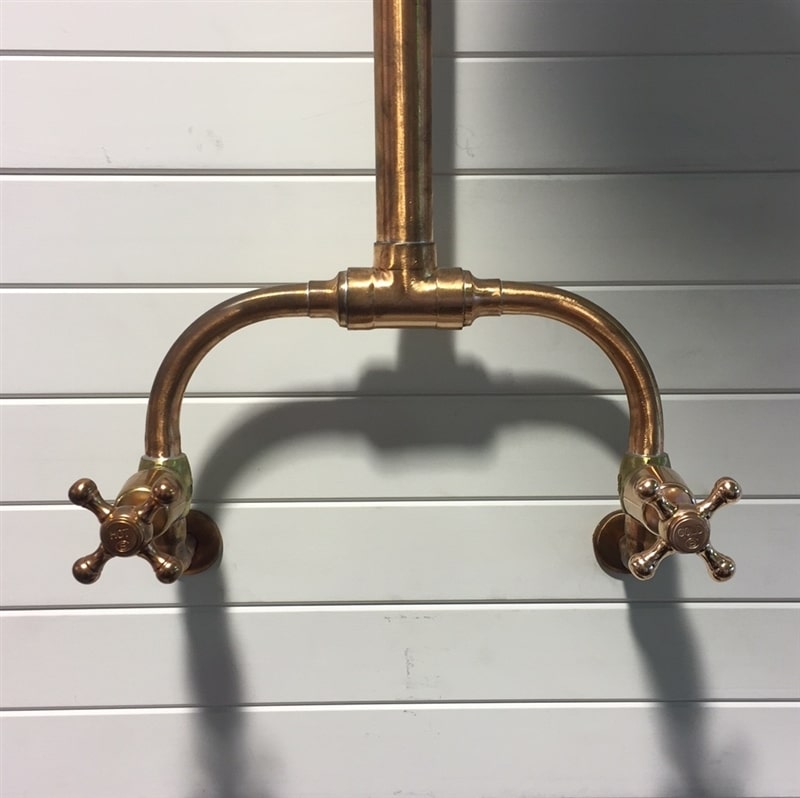 Cb Ideal Roulette Bib Pillar Wall, Antique Brass Bathroom Fittings Australia