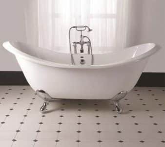 Imperial Sheraton Double Ended Slipper Cast Iron Bath