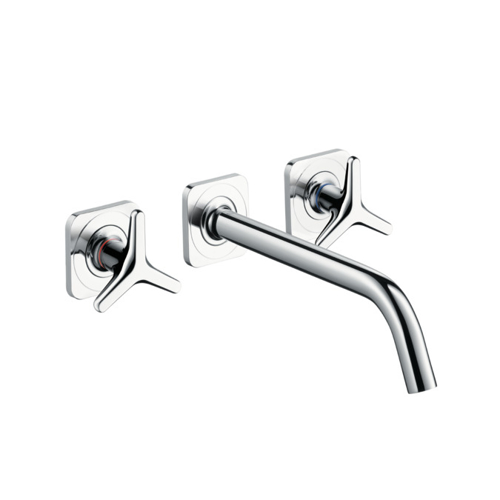 Axor Citterio M Wall Basin Set with 166mm Spout