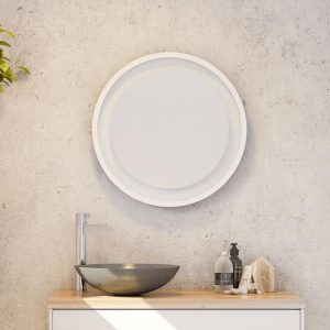 Timberline Brooklyn Wall Mounted Round Mirror with Optional LED