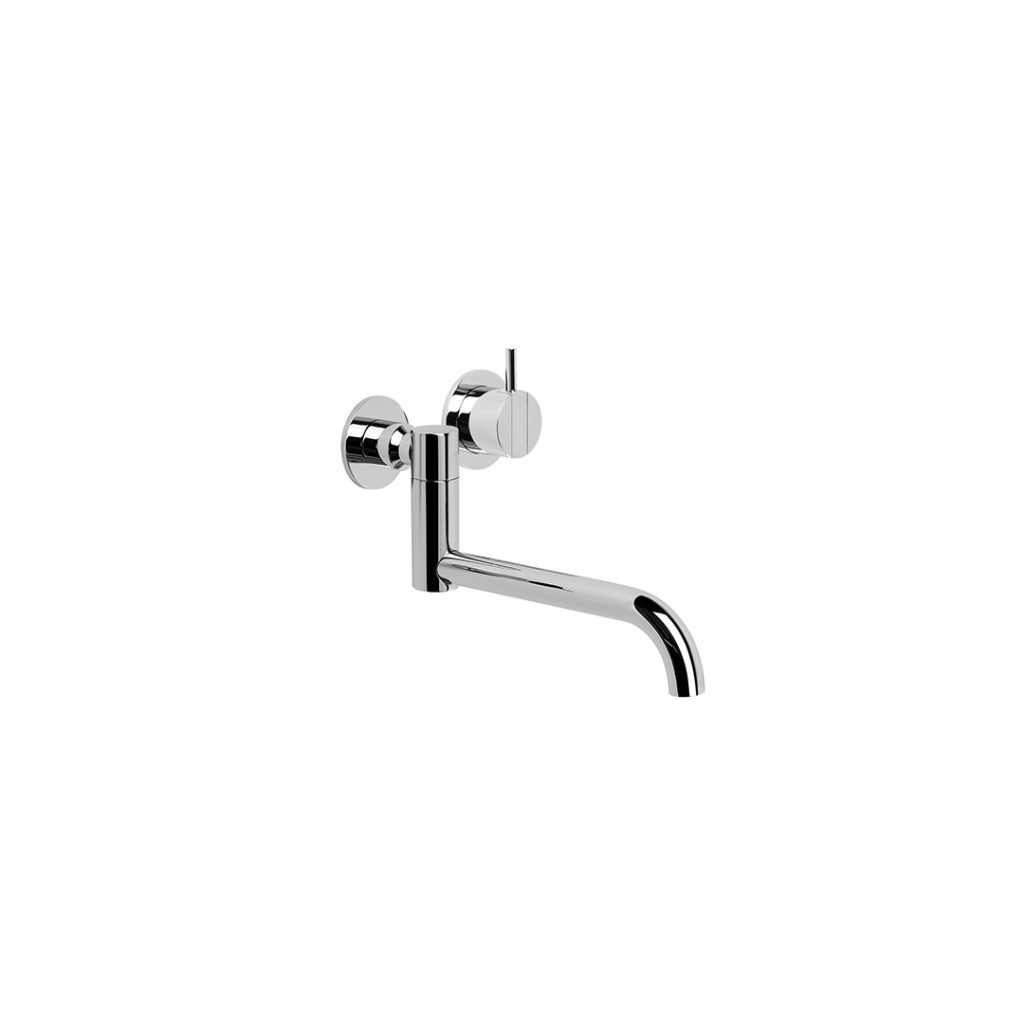 Brodware Minim Wall Set with Swivel Spout