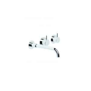 Brodware Minim Offset Wall Set with 150mm Spout