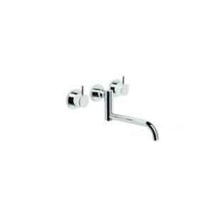 Brodware Minim Wall Set with Underslung Spout