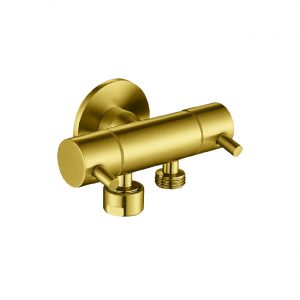 Linkware Dual Mini Cistern Cock Gold