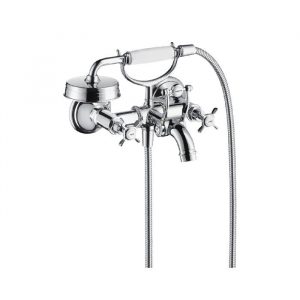 Axor Montreux Wall Mount Bath Set with Handshower and Cross Handle