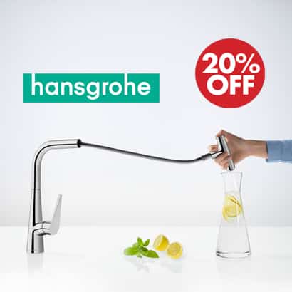 Hansgrohe Kitchen Mixers: 20% off Discount