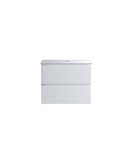 Parisi Pure Bianco 600 Wall Cabinet with Crystal Solid Surface Top