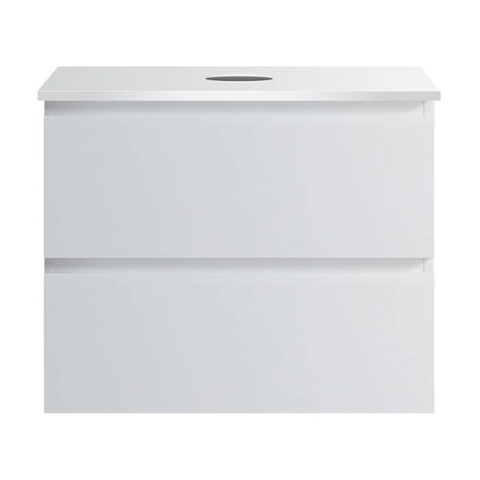 Parisi Pure Bianco 600 Wall Cabinet with Crystal Solid Surface Top – Ex Display