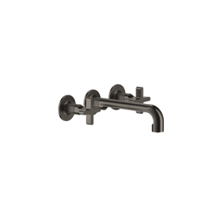 Gessi Inciso Wall Mounted Three-Hole Basin with Spout without Waste