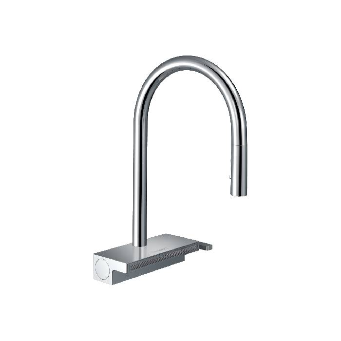 Hansgrohe Aquno Select M81 Single lever kitchen mixer 170, pull-out spout, 3 jet, sBox