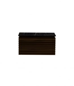 Parisi Loom+MyTop 800 Wall Mounted Cabinet with Porcelain Top Sahara Noir
