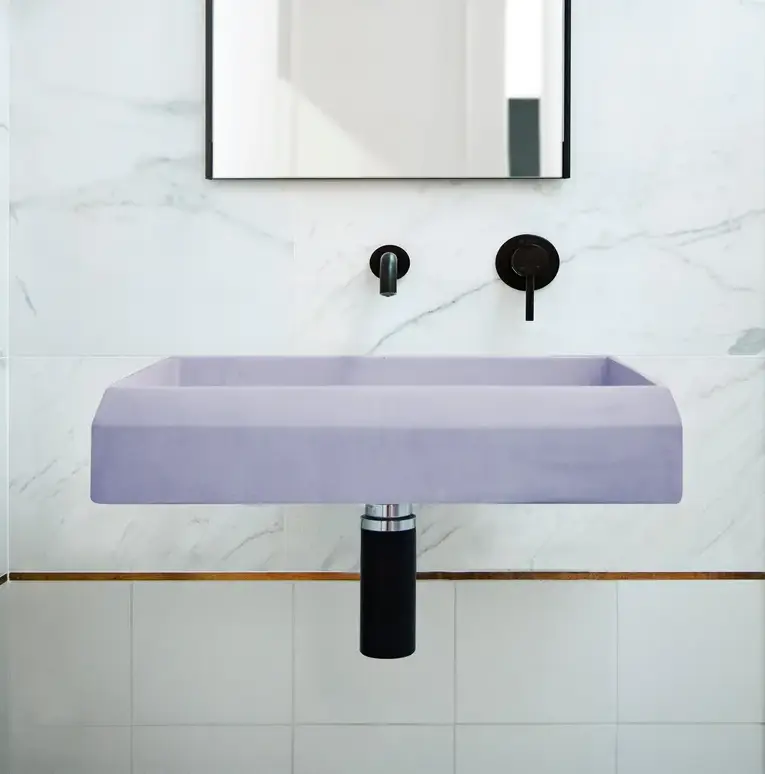 Nood Co Prism Rectangle Basin – Wall Hung