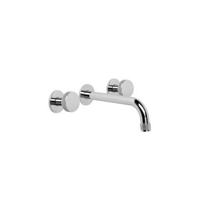 Brodware Yokato Disc Wall Basin Set with 160mm Spout