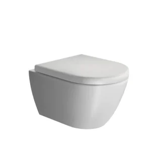 Astra Walker Pura Swirlflush Compact Wall Mount Toilet Soft Close Seat