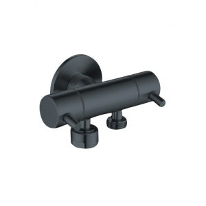 Linkware Dual Control Mini Cistern Cock – Gun Metal