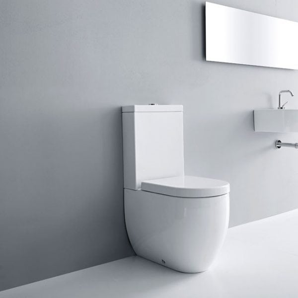 Kerasan Flo Soft Toilet Seat with Hinges - Image 2