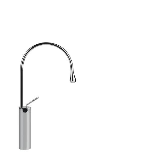 Goccia Basin Mixer With Spout R125mm 33609