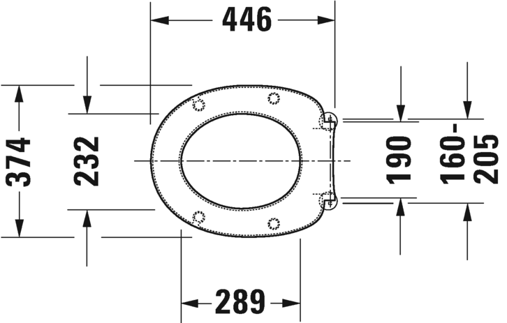 Duravit Duraplus Toilet Seat without Soft Closure - Image 3