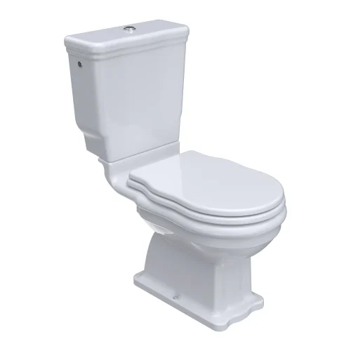 Parisi Hermitage Close Coupled Toilet Suite (including Soft Close Seat)