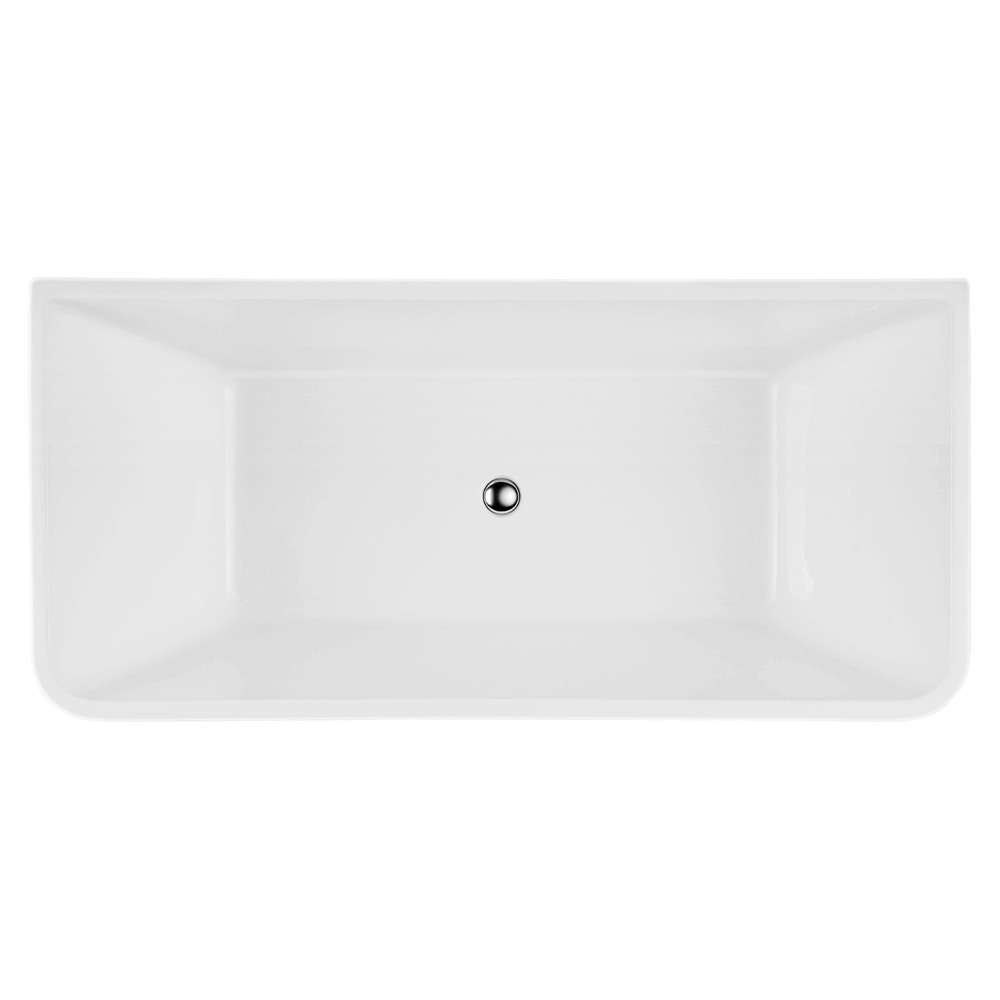 Argent Vista 1500 Back to Wall Freestanding Bath - Image 2