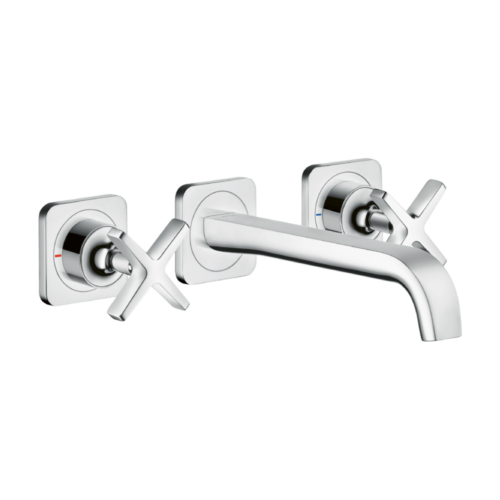 Axor Citterio E Wall Basin Set with Backplate