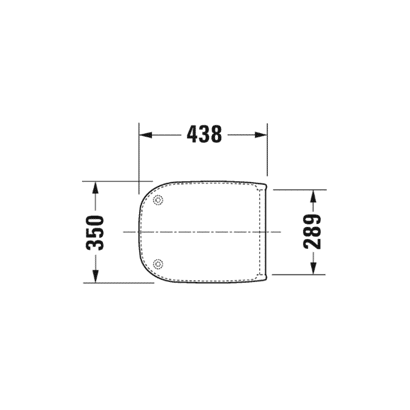 Duravit D-Code Replacement Toilet Seat - Image 3
