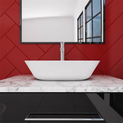 DadoQuartz Vivian Bench Mount Basin - Image 5