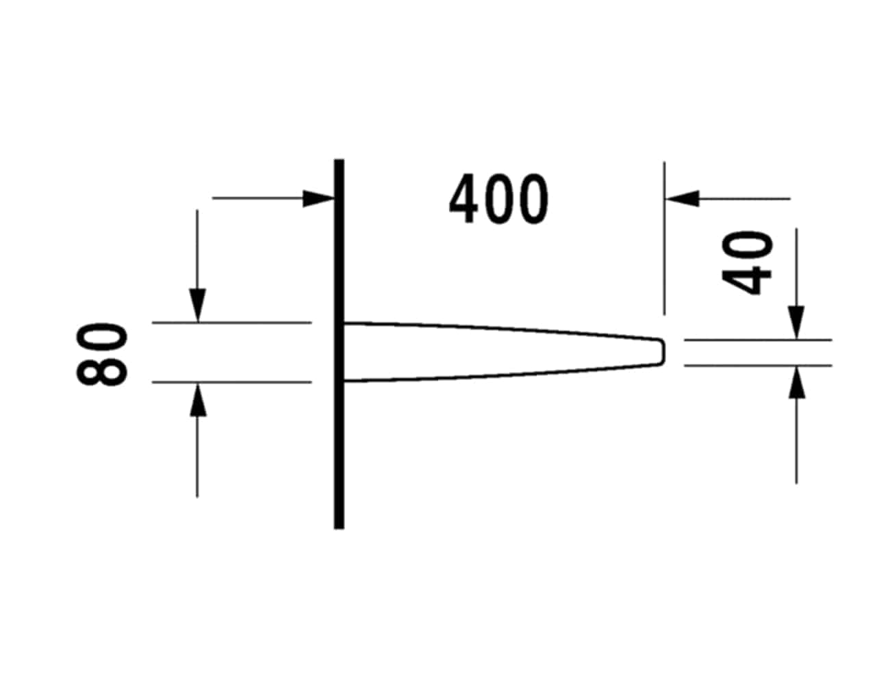 Duravit Starck 3 Ceramic Urinal Partition - Image 2