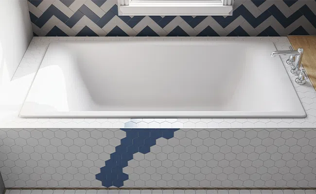 DADOquartz® Edward Built-in Bathtub | 1530mm - Image 3