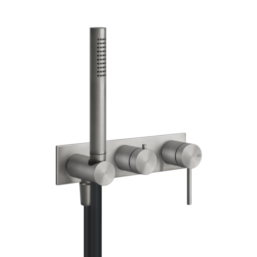 Gessi 316 Two Way Build in Shower Mixer with Diverter, Water Outlet, Handshower