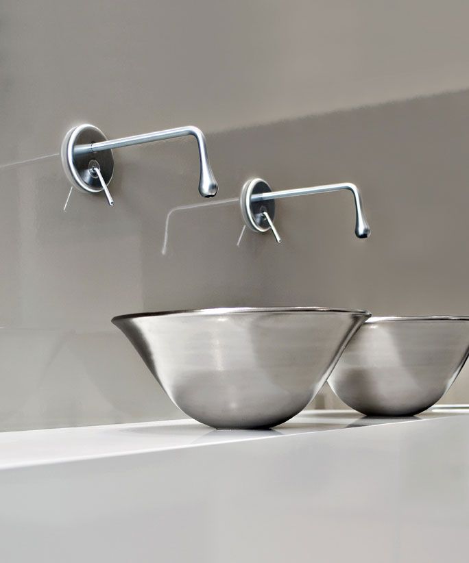 Gessi Goccia Wall Basin Mixer and 200mm Spout - Image 3