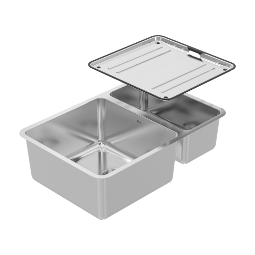 Abey Lago Undermount one & one third kitchen sink