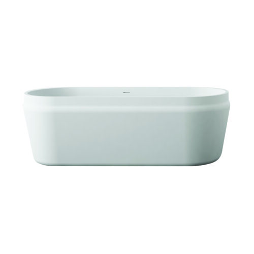 Omvivo Latis Oval Freestanding Solid Surface Bath