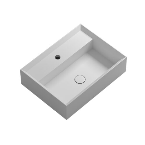 Parisi Cut 600 x 450 Wall Basin with Platform