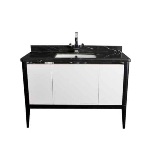 Parisi Rave Shine Bathroom Vanity with Marble Bench Basin