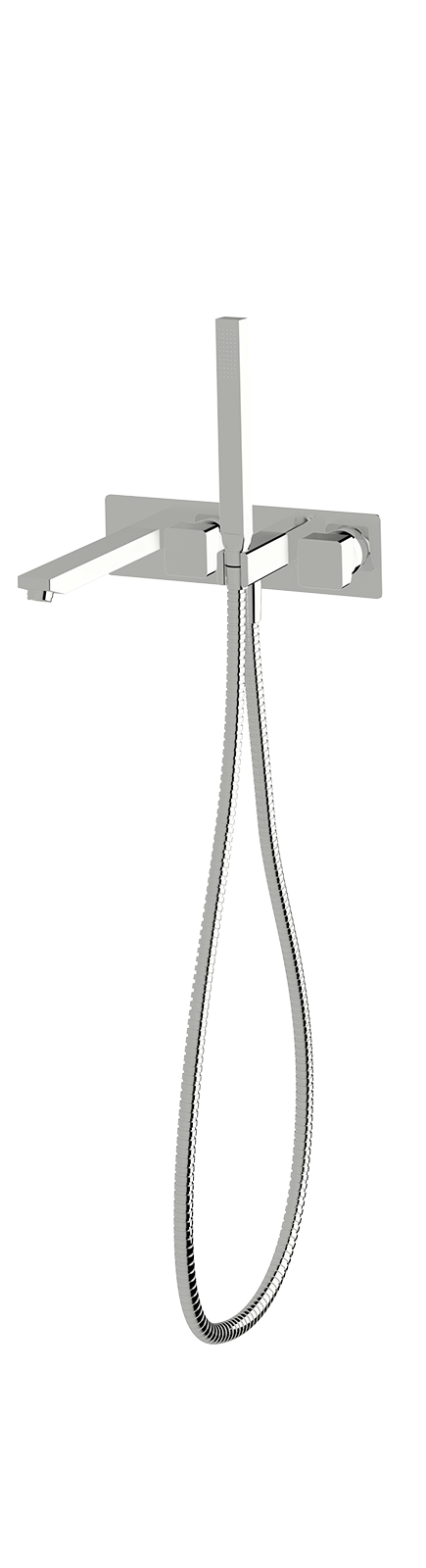 Sussex Taps Suba Bath Mixer System with Handshower and 210mm Spout