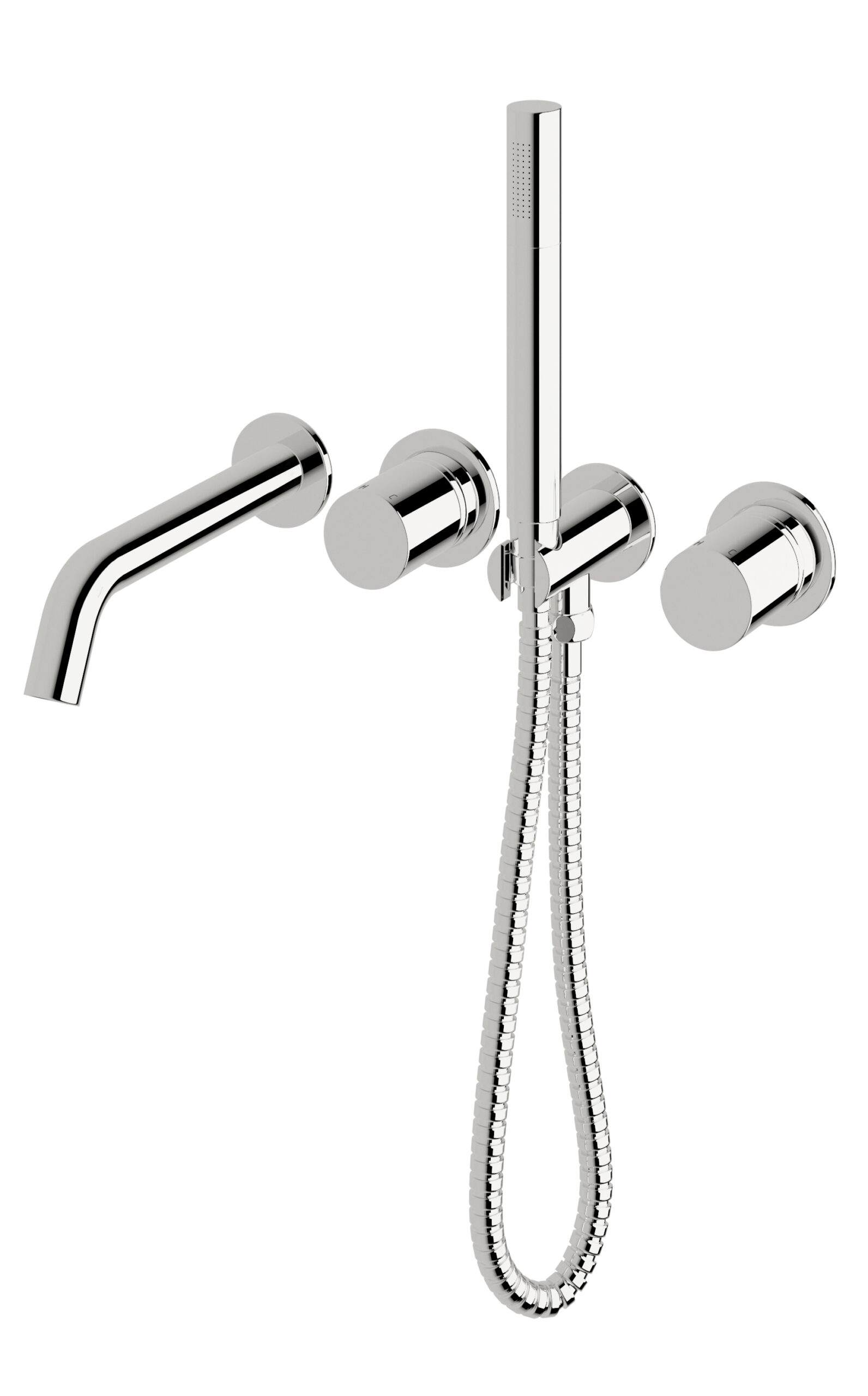 Sussex Circa Bath Mixer System with Handshower and 200mm Spout