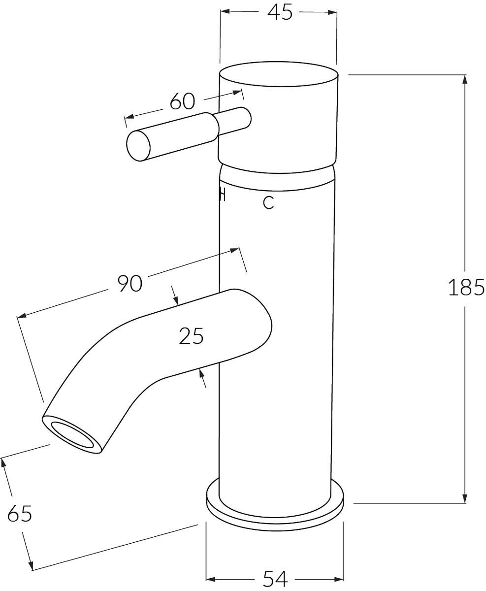 Sussex Voda Basin Mixer - Image 2