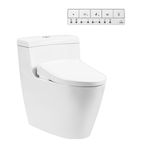 TOTO One Piece Toilet Suite with S7 Washlet and Remote Control
