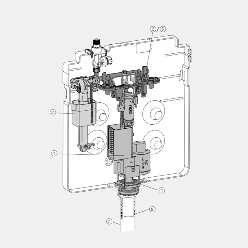 Valsir Tropea 3 T3 Inlet Valve