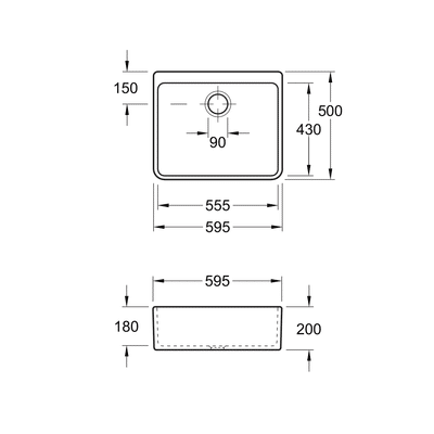 Villeroy & Boch Farmhouse 60X 595 Butler Sink - Image 2