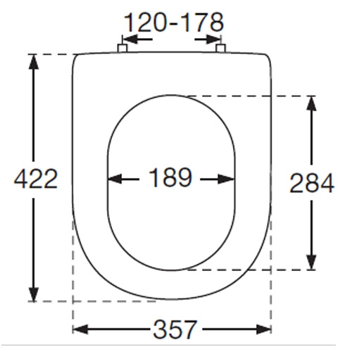 Villeroy and Boch Bellevue Replacement Toilet Seat - Image 2