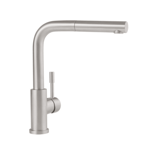 Villeroy and Boch Modern Steel Kitchen Mixer with Pullout