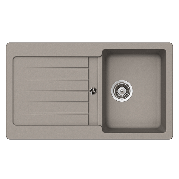 Abey Schock Typos Single Bowl with Drainer - Image 3