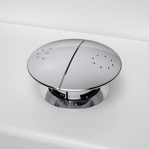 Caroma Round Care Toilet Button