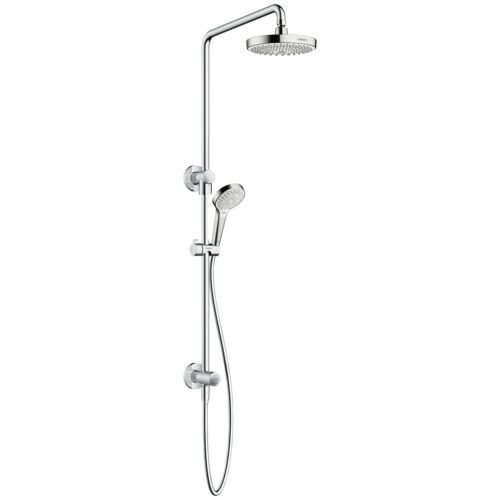 Hansgrohe Croma Select S Showerpipe Reno EcoSmart Twin Shower