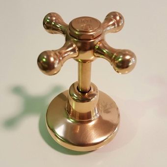 CB Ideal Roulette Matte Copper Outdoor Shower Tap - Image 2